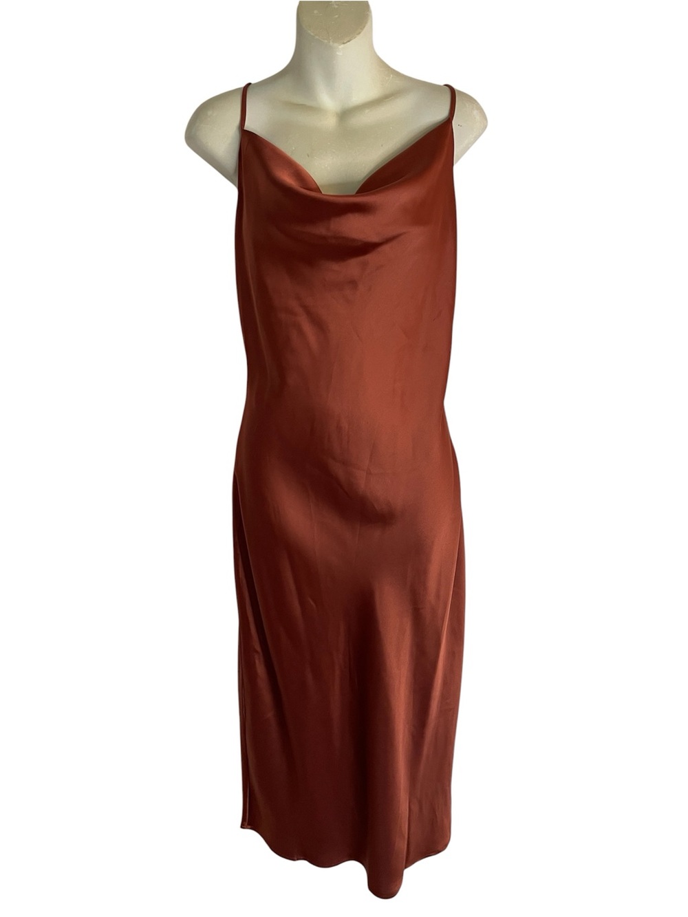 Petal & Pup Persia Satin Slip Dress in Rust Color Size 4 new with tags sexy